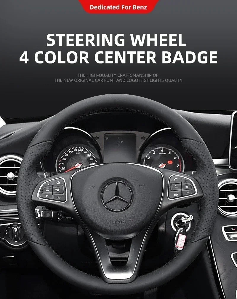 Mercedes Benz Steering Wheel Replace Badge Emblem W204 205 GLA GLC CLA A E Class