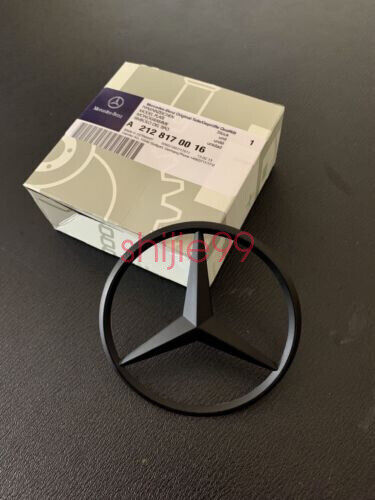 For Mercedes-Benz A Class W176 Matte Black Rear Star Badge Emblem W176 AMG