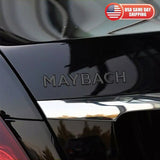 4x Original Black Maybach Set Fender Side Rear Badge For Mercedes Benz S Class