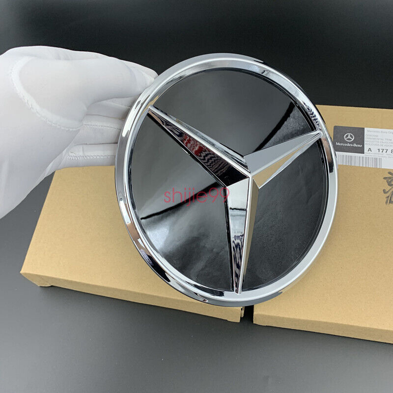 1pcs Front Grille Star Emblem Logo For Mercedes Benz C-Class 2019-2020