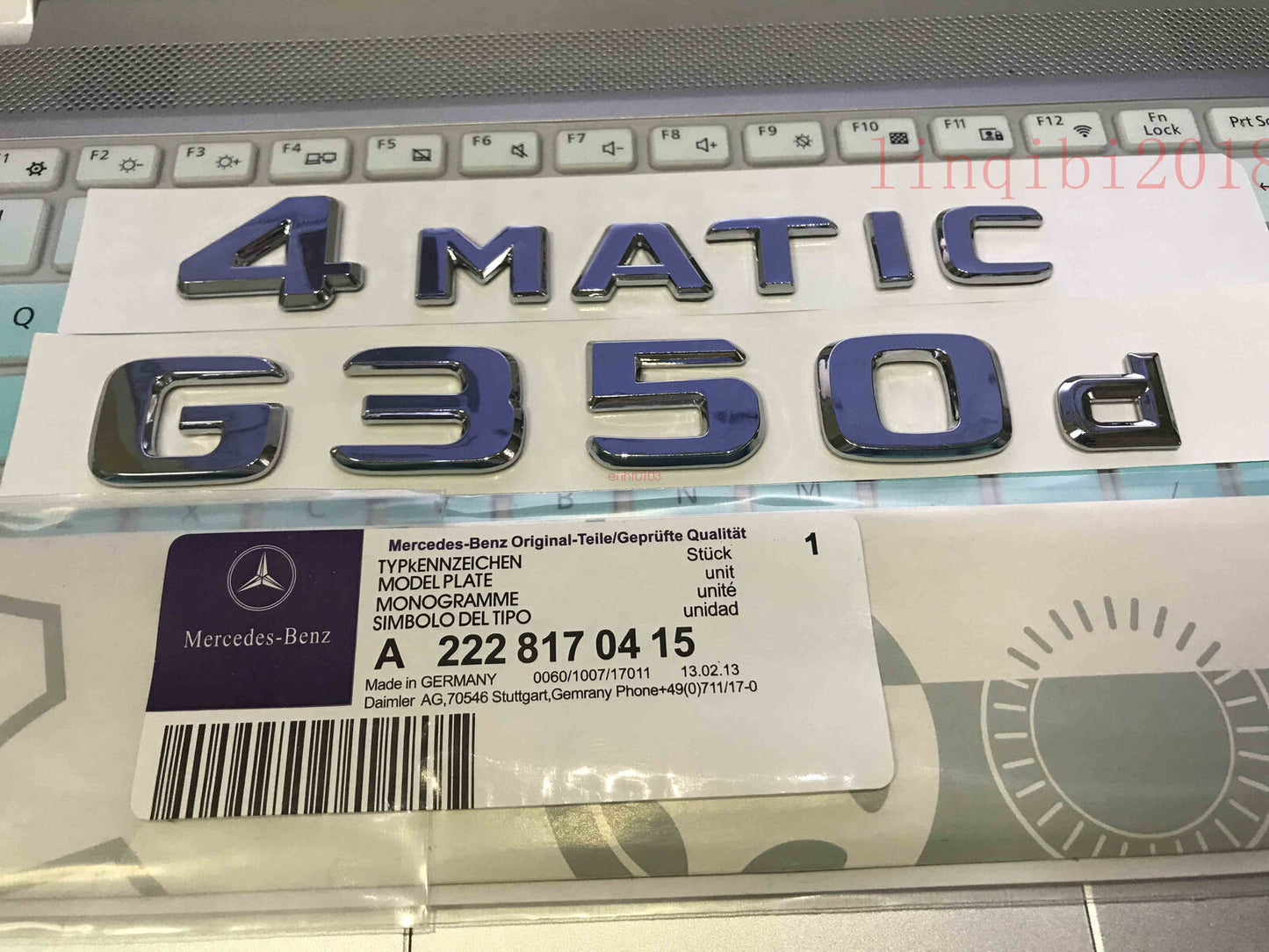 2018 G350d 4 MATIC" High quality Rear Trunk Emblem Decal Badge FOR Mercedes Benz