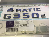 2018 G350d 4 MATIC" High quality Rear Trunk Emblem Decal Badge FOR Mercedes Benz