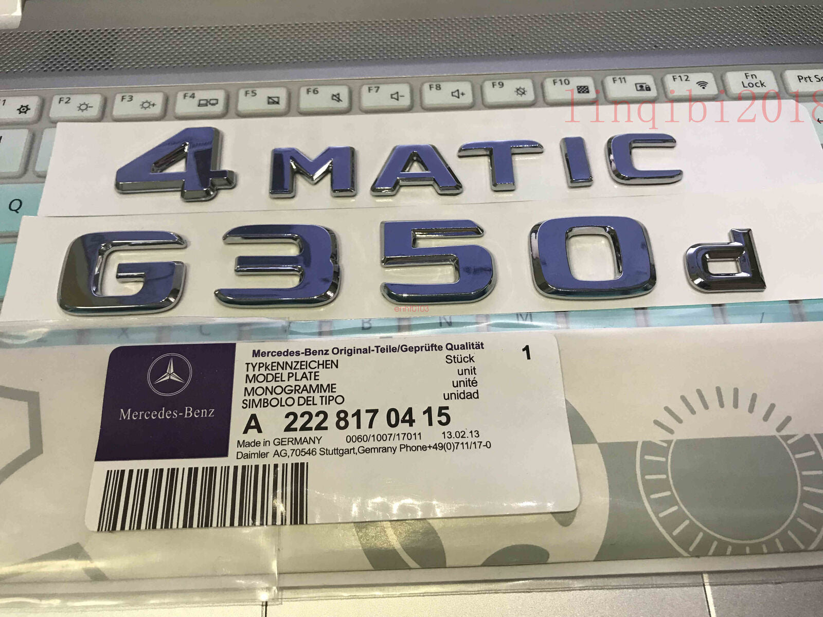 2018 G350d 4 MATIC" High quality Rear Trunk Emblem Decal Badge FOR Mercedes Benz