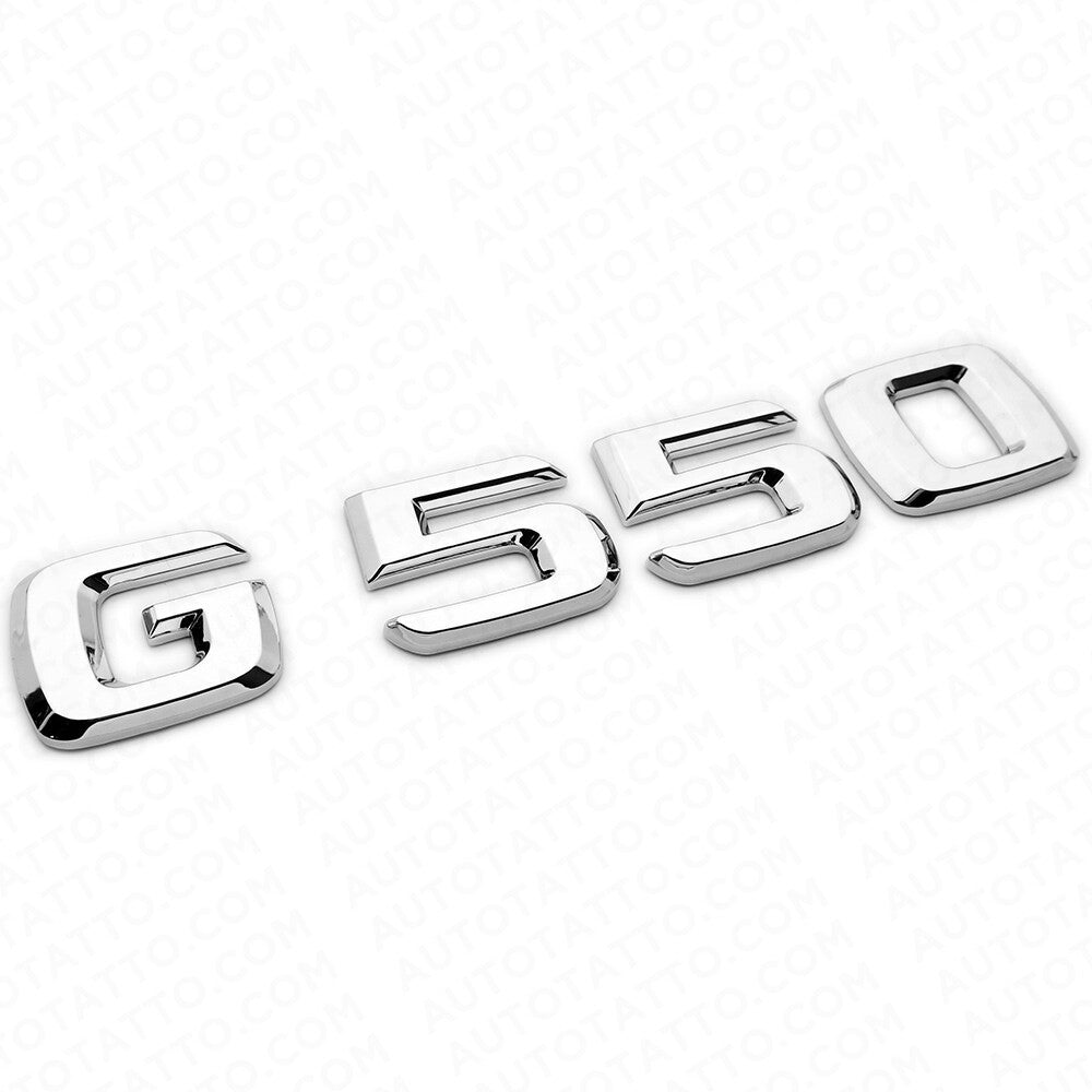 03-18 G 550 AMG Letter Emblem Trunk Logo Nameplate Badge Decorate Sport Chrome
