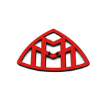 1x Genuine Gloss Black Maybach Trunk Emblem vertical Badge For Benz S-Class W222