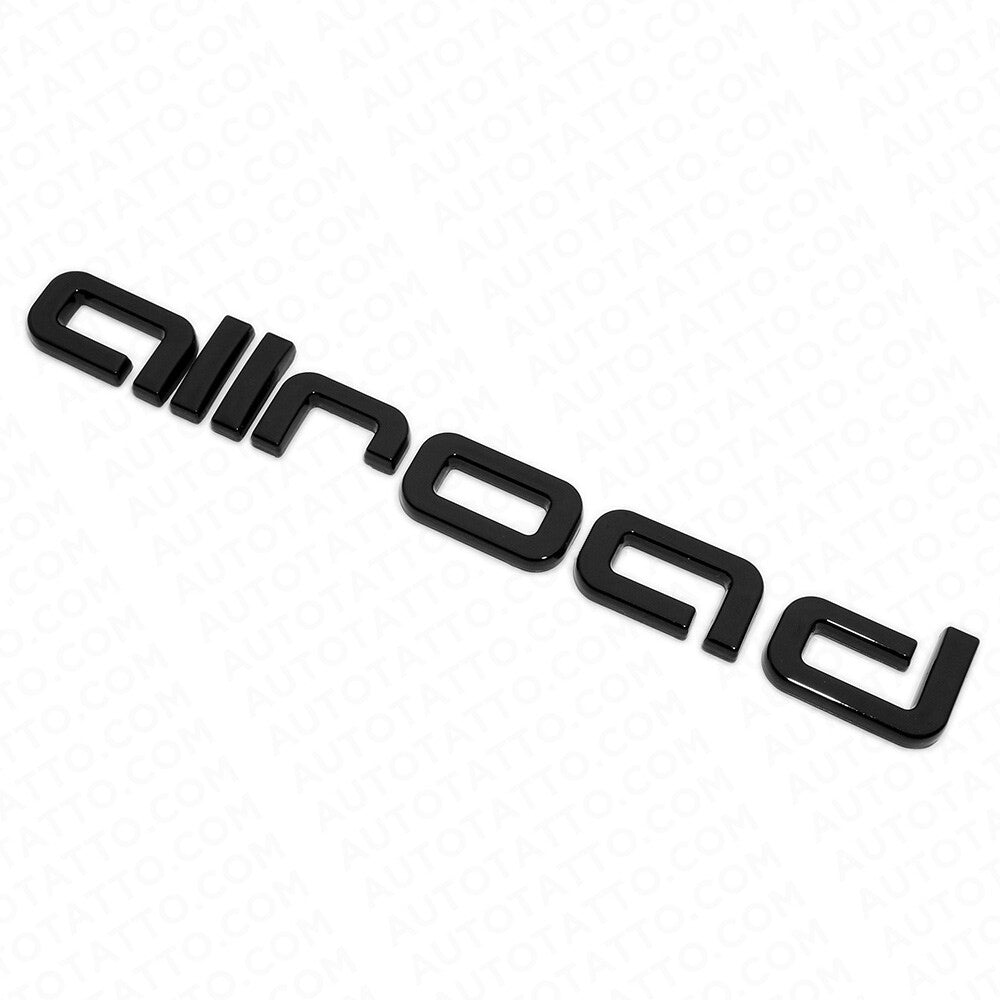Audi Allroad Gloss Black Rear Letter Liftgate Nameplate Trunk Emblem Badge Sline