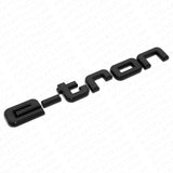 Audi e-tron Gloss Black Letter Liftgate Badge Trunk Emblem Badge Logo Sport