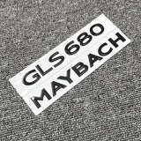 Black Side Rear Trunk Badge Emblem for Mercedes Benz Maybach GLS Class 680