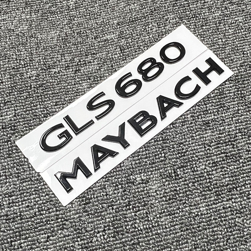 Black Side Rear Trunk Badge Emblem for Mercedes Benz Maybach GLS Class 680