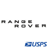 4x For RANGE ROVER Front Grille Rear Tailgate Emblem Oval Badge Glossy Black