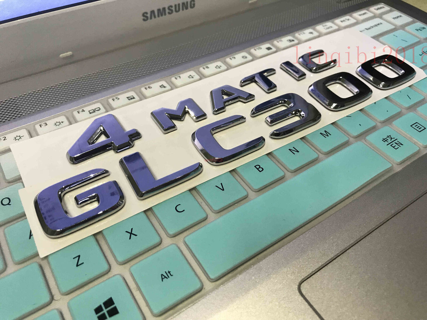 2018 GLC300 4 MATIC High quality Rear Trunk Emblem Decal Badge FOR Mercedes Benz