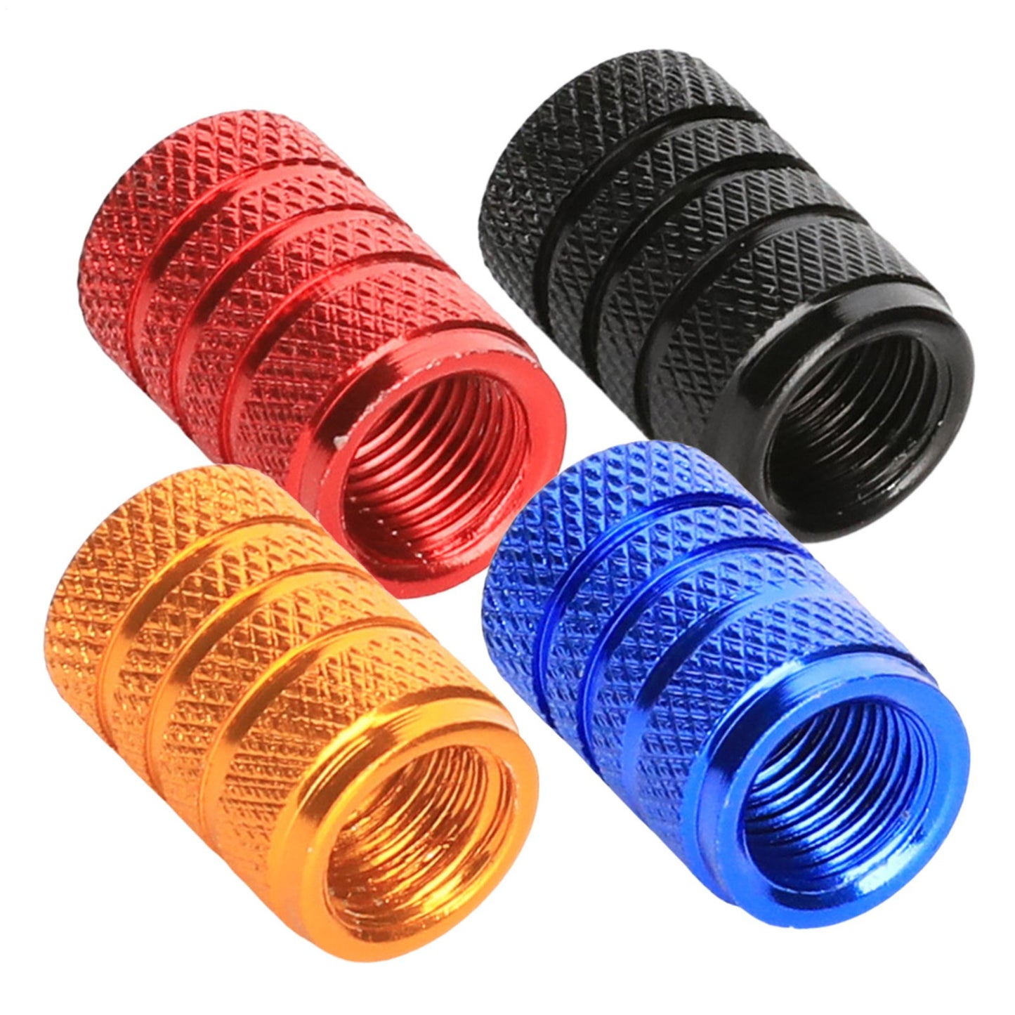 4pcs Aluminum Tire Valve Caps Tyre Valve Stem Cover Air Dust Wheel Rim Cap Tire Air Cap