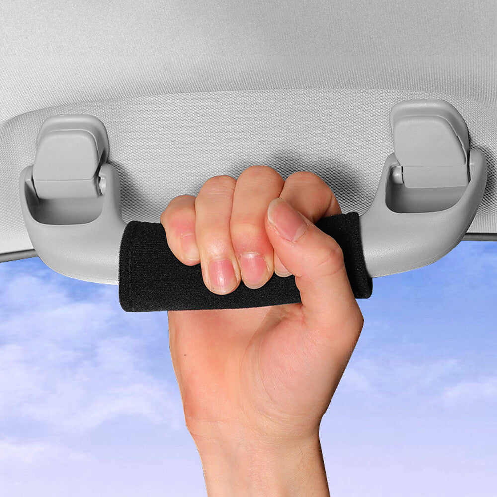 2pcs Fluff Interior Roof Door Handle Protector Armrest Cover Accessories Car Accessory