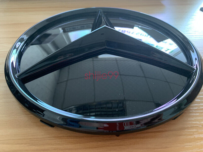 Glossy Black Front Grille Star Emblem Logo For Mercedes Benz GLC GLE-Class 2020