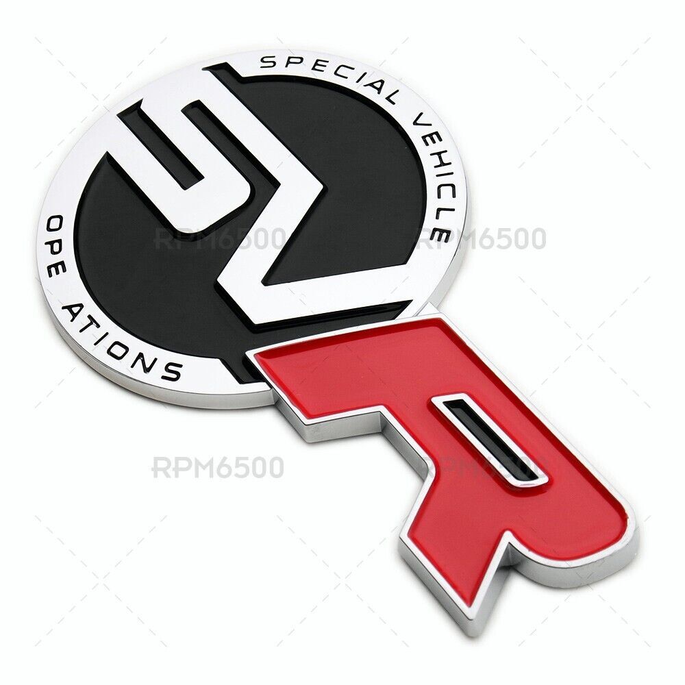 Land Rover 3D Car SVR Special Vehicle Operations OEM Vehicle Logo Badge Emblem