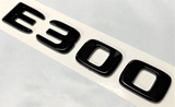 E300 BLACK For MERCEDES REAR TRUNK EMBLEM BADGE NAMEPLATE DECAL LETTER