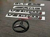 Black GLC63S AMG V8 BITURBO 4MATIC+ Star PACKAGE Emblem Badge Sticker X253