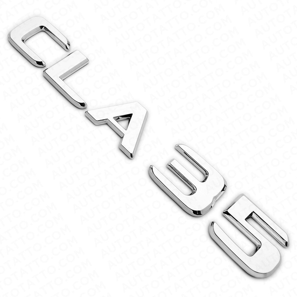CLA 35 AMG 3D Emblem Trunk Lid Letter Logo Nameplate Badge Decorate OEM Chrome