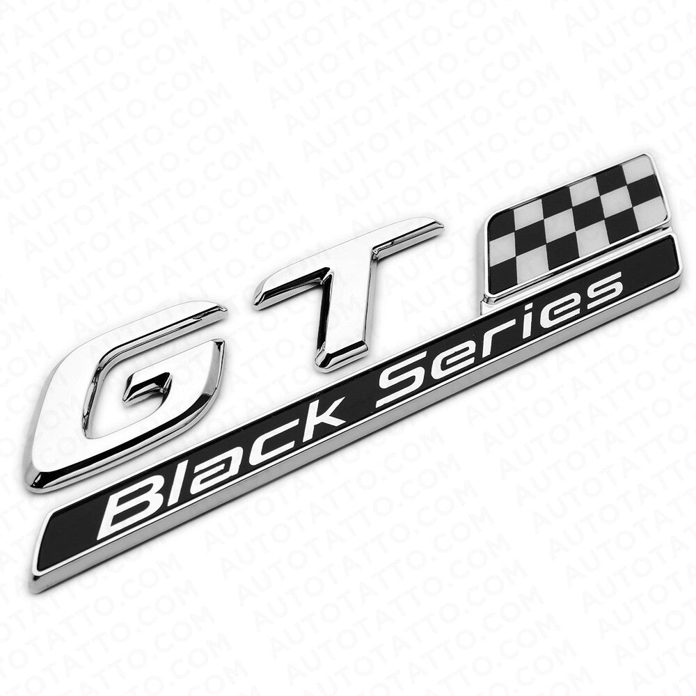 AMG GT Black Series Limited Edition Emblem 3D Trunk Lid Logo Decal Badge Chrome