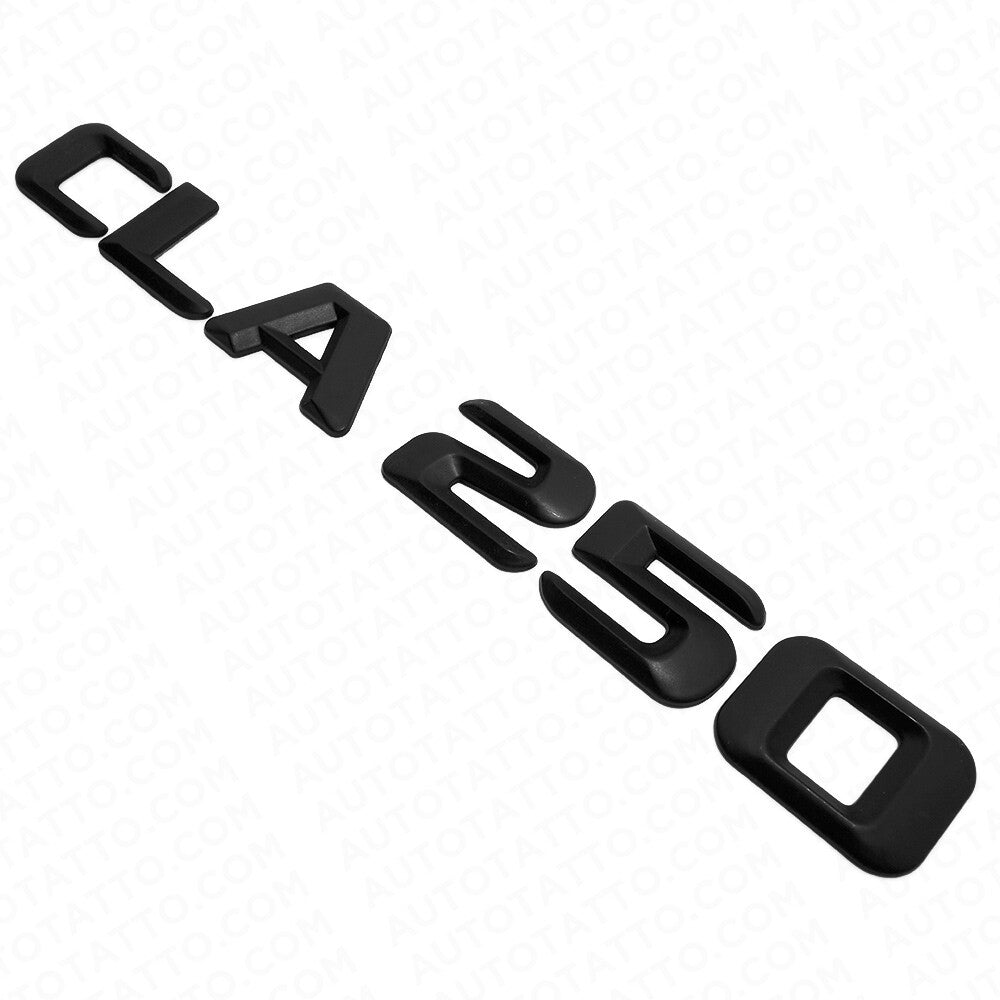 14-16 CLA 250 Emblem Trunk Lid Letter Nameplate Badge Decorate AMG Matte Black