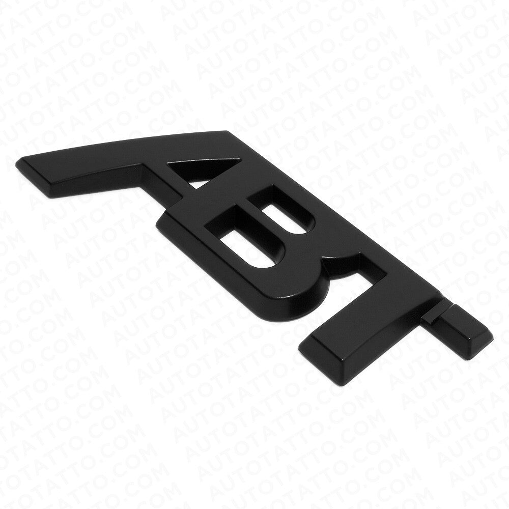 Audi Tuning ABT Sportsline 3D Badge Emblem Badge Logo Sport Matte Black Decorate