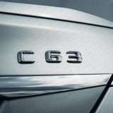 15-16 C 63 AMG Letter Emblem 3D Trunk Logo Nameplate Badge Decorate Sport Chrome