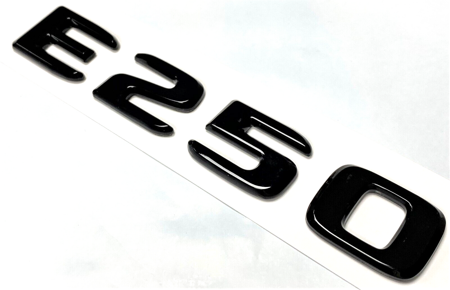 E250 BLACK FOR MERCEDES REAR TRUNK EMBLEM BADGE NAMEPLATE DECAL LETTER NUMBER