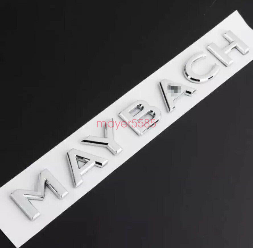 1PC Brand New ABS For Mercedes Benz Maybach Letters Trunk Emblem Badge Sticker