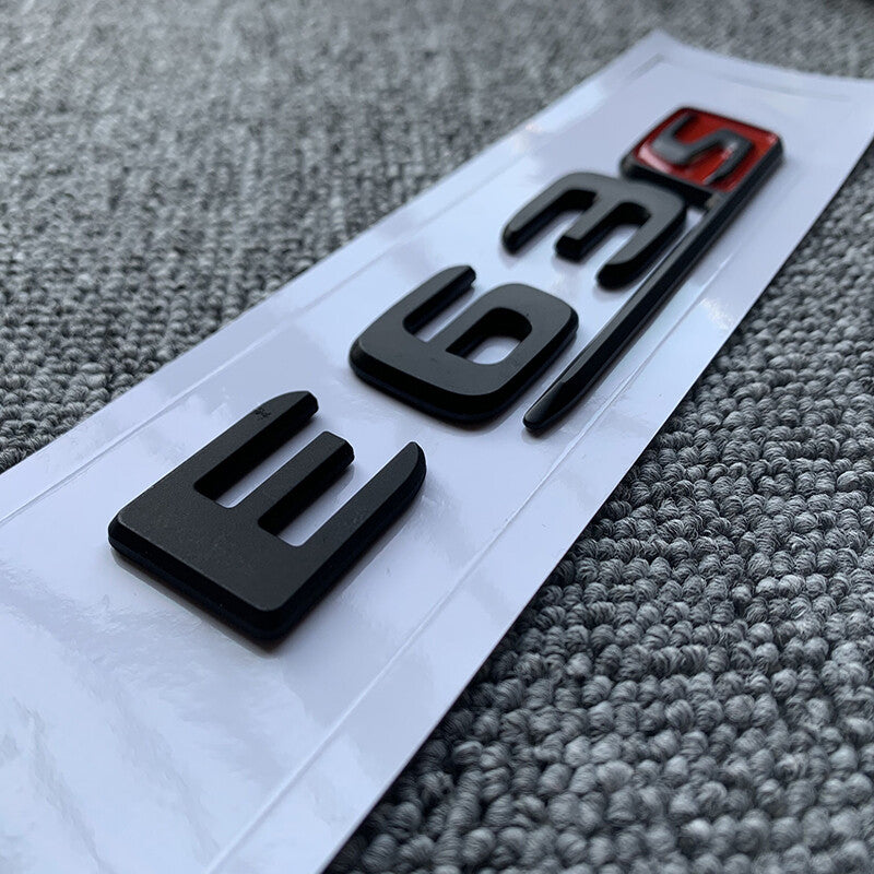 E63s Flat Letters Trunk Emblem Badge For Mercedes Benz E63 AMG S Sticker W213