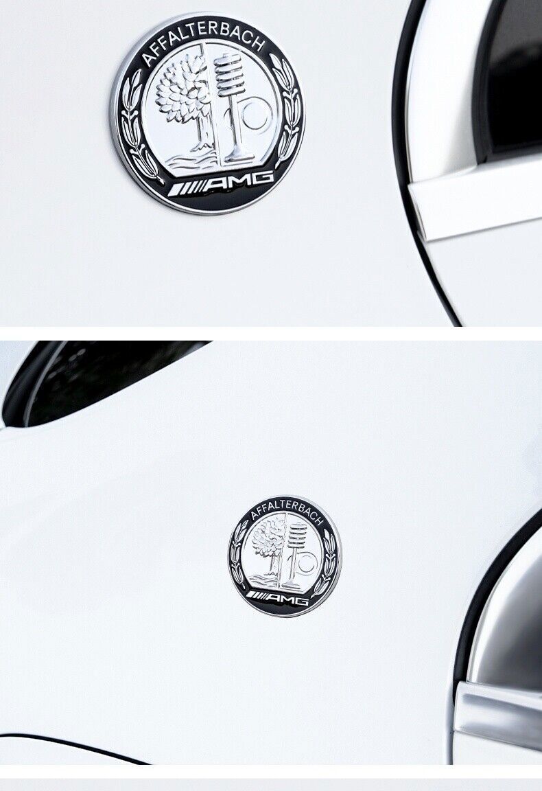 New Side Quarterpanel 3D Metal Badge Affalterbach Emblem for Mercedes-Benz AMG