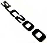 SLC200 GLOSS BLACK FOR MERCEDES REAR TRUNK EMBLEM BADGE NAMEPLATE DECAL LETTERS