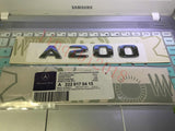 Chrome "A200" High quality Rear Trunk Emblem Decal Badge FOR Mercedes Benz A200