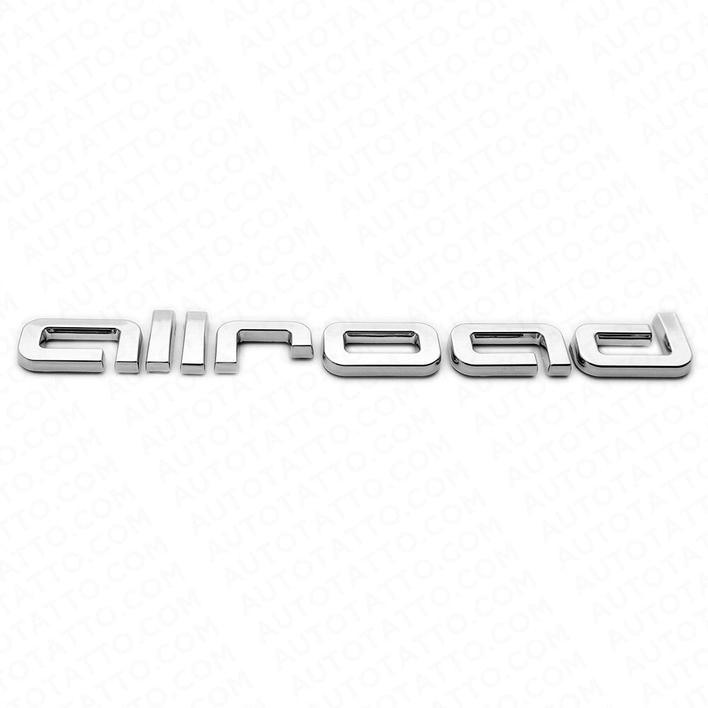 Audi Allroad Chrome Rear Letter Liftgate Badge Trunk Emblem Badge Logo Sport