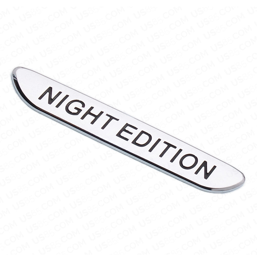 2pcs 3D Night Edition Fender Marker Car AMG Logo Badge Emblem Sport Decoration