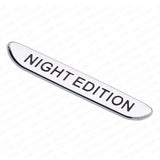 2pcs 3D Night Edition Fender Marker Car AMG Logo Badge Emblem Sport Decoration