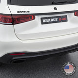 Brabus Emblem 3D Trunk Logo Nameplate Badge Letter Mercedes AMG - Matte Black