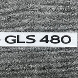 Gloss Black GLS480 Number Trunk Letters Badge Emblems Sticker For Mercedes Benz