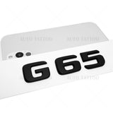 Benz G65 AMG Letter Emblem Rear Body Logo Nameplate Badge Decorate Matte Black