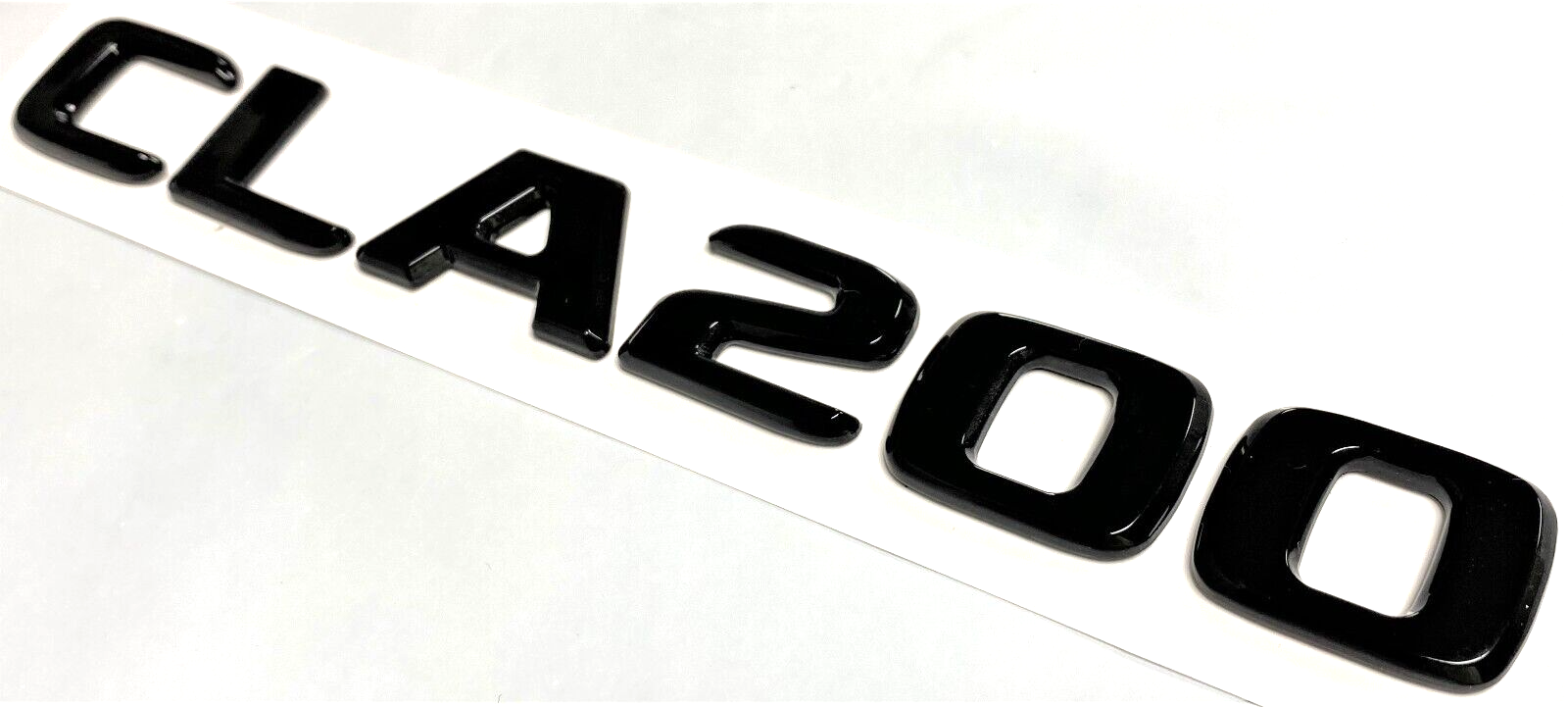 CLA200 Gloss BLACK FOR MERCEDES REAR TRUNK EMBLEM BADGE NAMEPLATE DECAL LETTERS