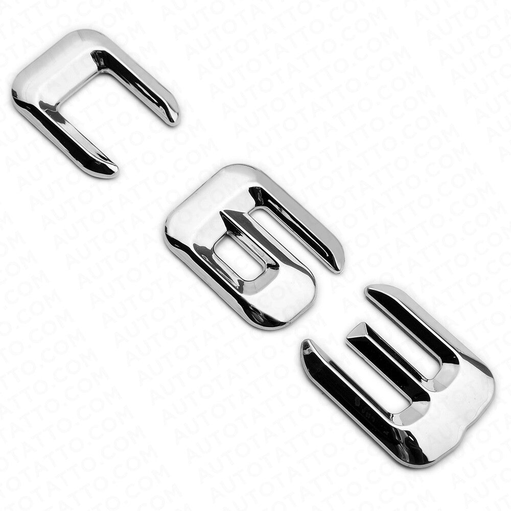15-16 C 63 AMG Letter Emblem 3D Trunk Logo Nameplate Badge Decorate Sport Chrome