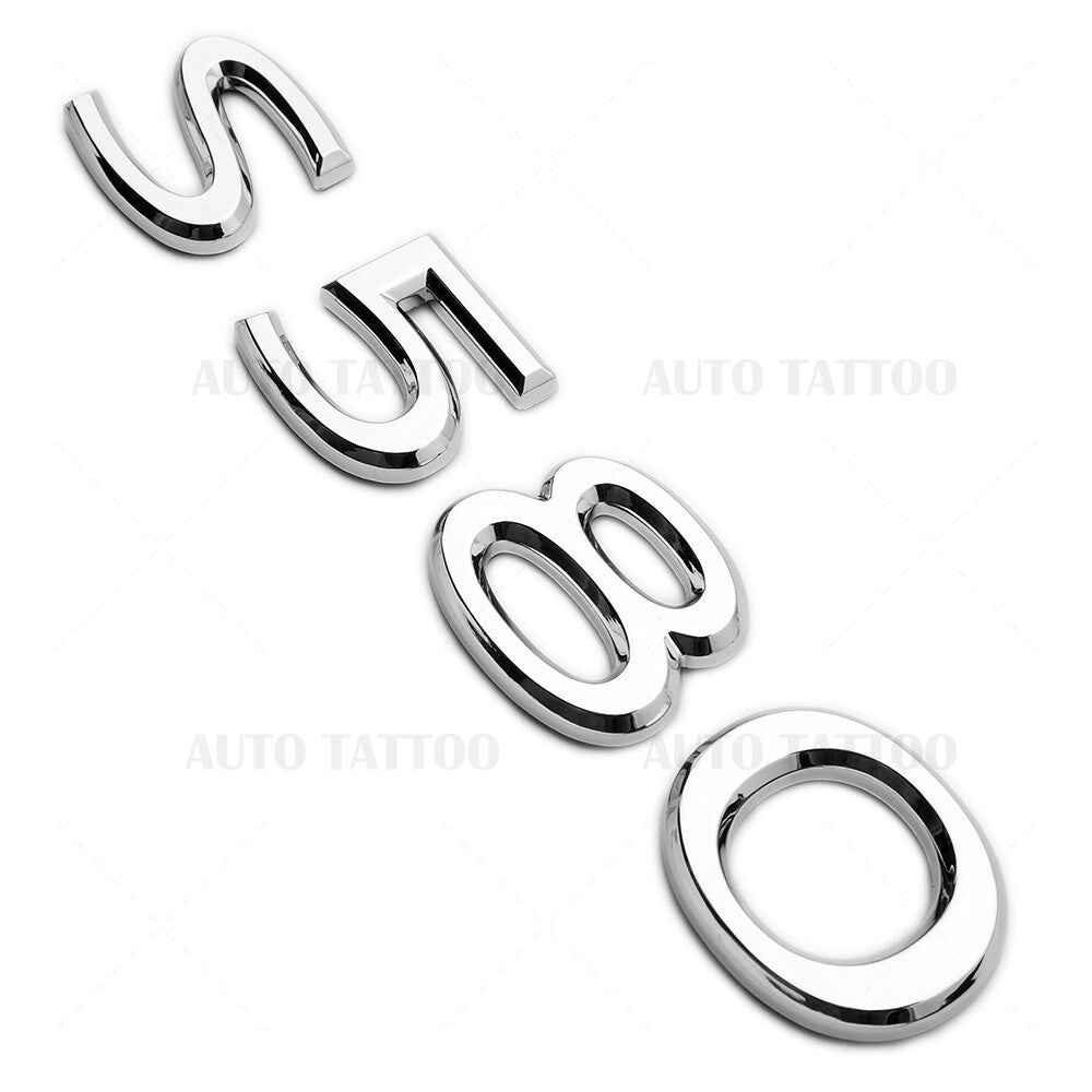 Mercedes-Maybach S 580 AMG Letter Emblem Trunk Logo Nameplate Badge Chrome