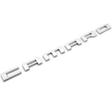 2pcs Camaro Emblem 2010-2015 Side Fender Badge Letter Nameplate Silver Chrome