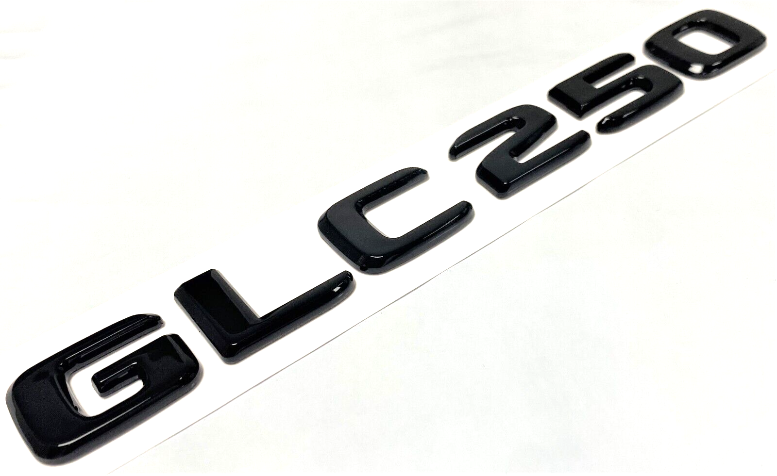 GLC250 GLOSS BLACK FOR MERCEDES REAR TRUNK EMBLEM BADGE NAMEPLATE DECAL LETTERS