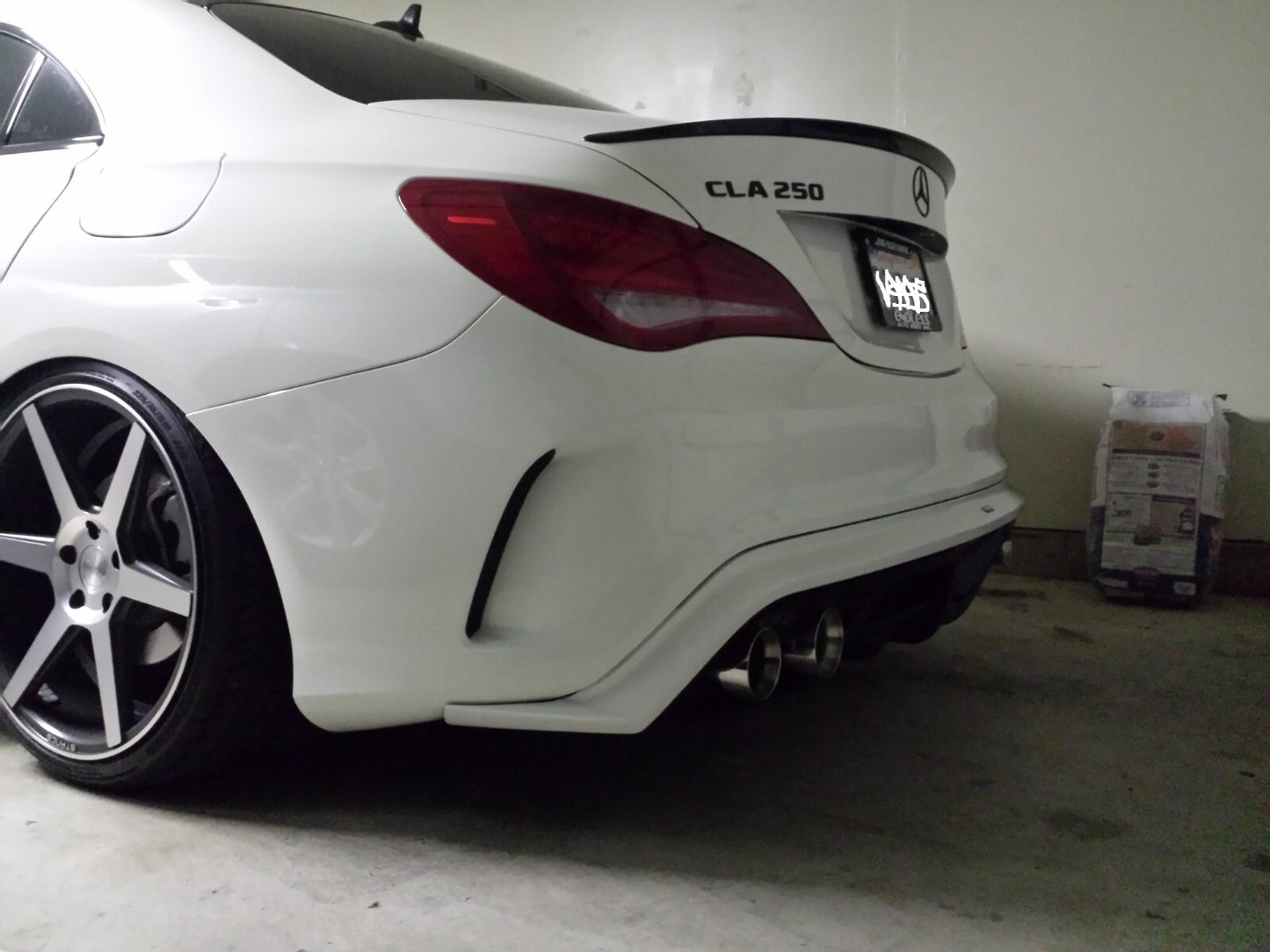 GLOSS BLACK CLA 250 Emblem for Mercedes Trunk Letter Nameplate Badge 17-21