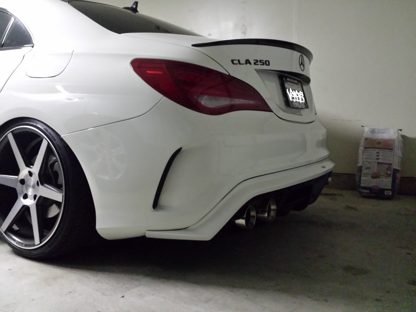 GLOSS BLACK CLA 250 Emblem for Mercedes Trunk Letter Nameplate Badge 17-21
