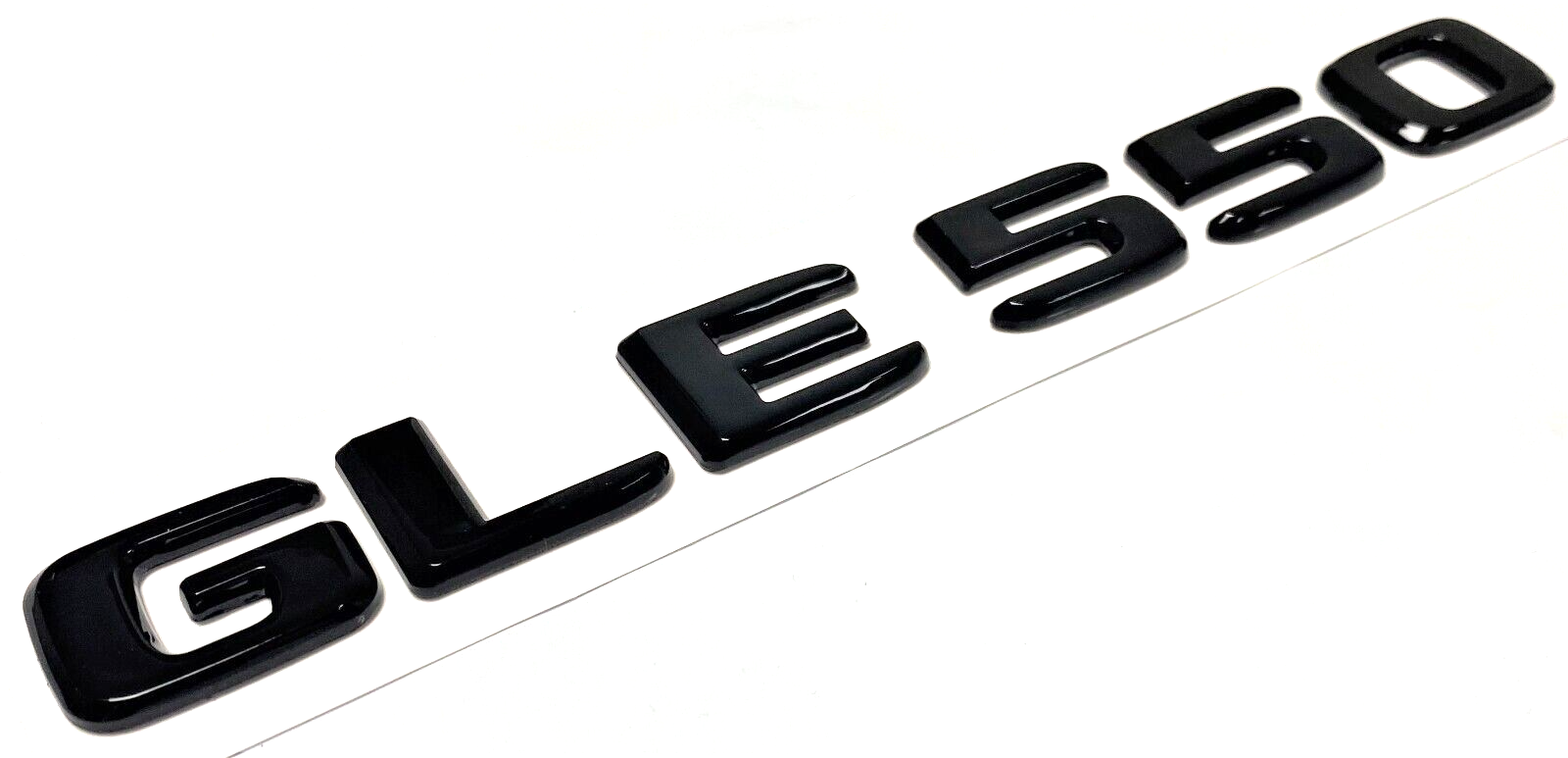 GLE550 GLOSS BLACK FOR MERCEDES REAR TRUNK EMBLEM BADGE NAMEPLATE DECAL LETTERS