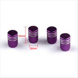 4x Aluminum Car Tyre Tire Air Valve Stem Screws Caps Cover Accessories Universal