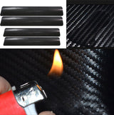 4x Carbon Fiber Car Door Plate Sill Scuff Cover Anti-Scratch Sticker Accessories