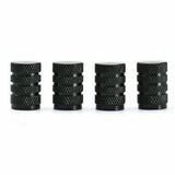 4x Aluminium Car Wheel Tyre Valve Stem Air Dust Cover Screw Caps Car Accessories