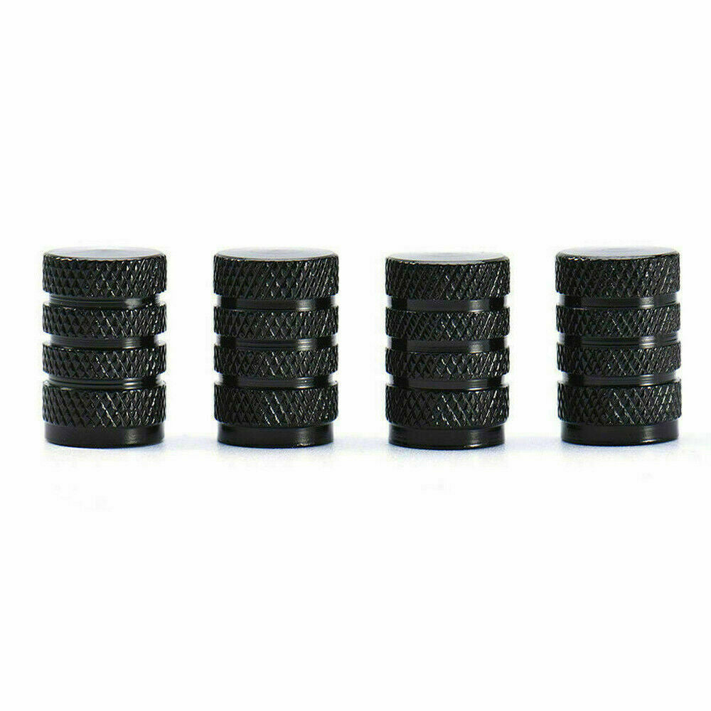 4x Aluminium Car Wheel Tyre Valve Stem Air Dust Cover Screw Caps Car Accessories